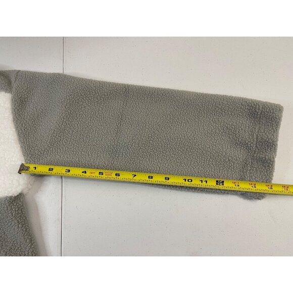 Columbia NWT Women's Long Sleeve Cropped Fleece Pullover, Small, Gray/White - Picture 16 of 16